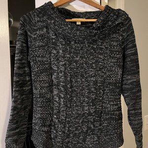 Grey Cowl Neck Sweater